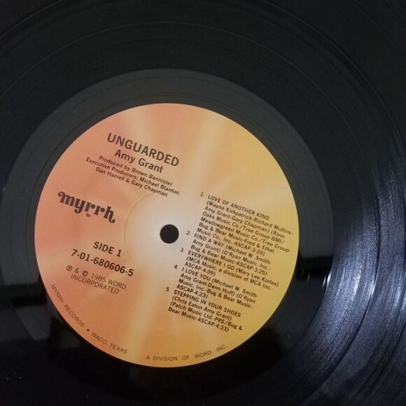 VINTAGE AMY GRANT VINYL RECORD UNGUARDED - Picture 3 of 9